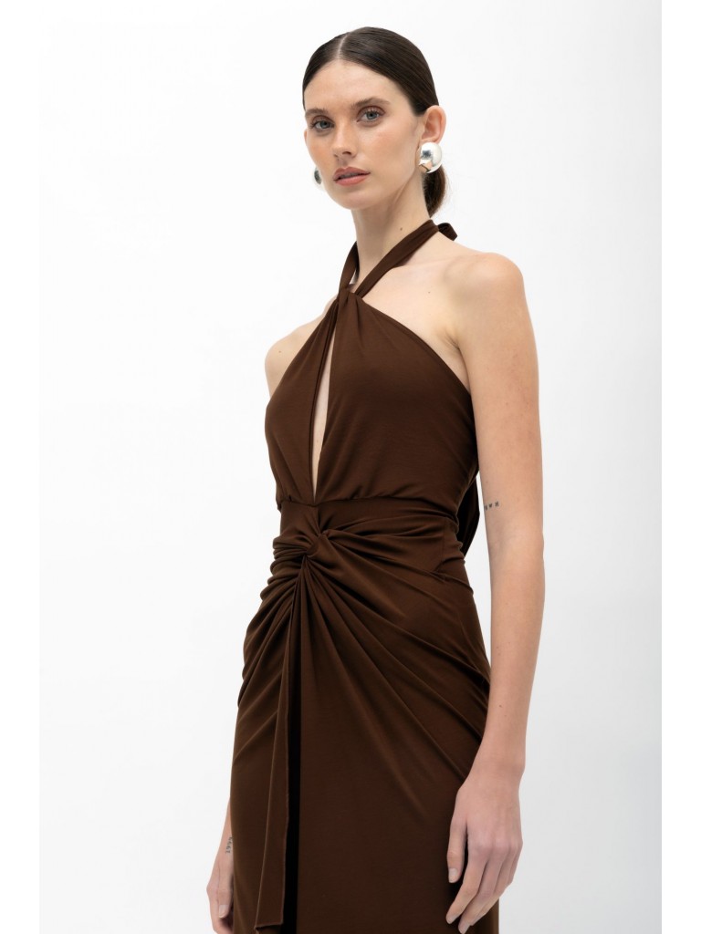 Φόρεμα Canela brown 